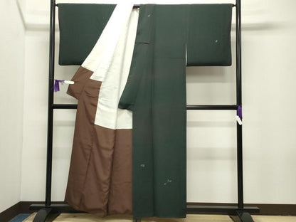 平和屋着物●世界的人形師　辻村寿三郎　ジュサブロー　訪問着　舞桜文　金彩　正絹　逸品　CABI1055gh