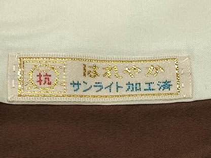 平和屋着物●世界的人形師　辻村寿三郎　ジュサブロー　訪問着　舞桜文　金彩　正絹　逸品　CABI1055gh