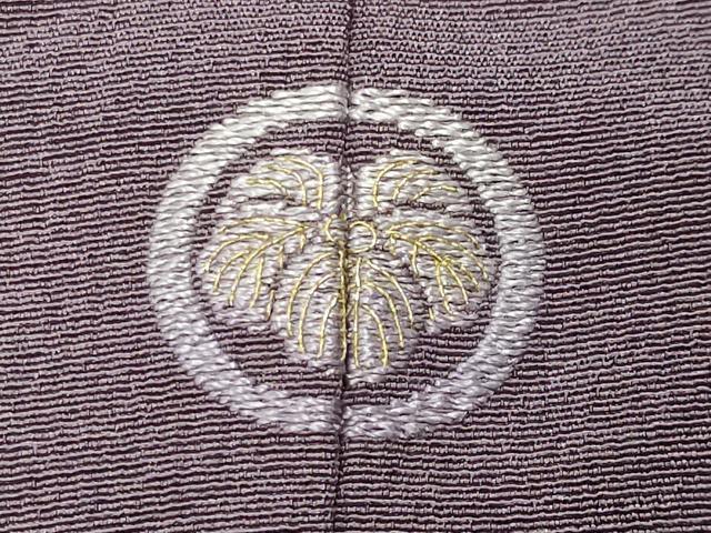 平和屋着物●訪問着　作家物　駒刺繍　飛鳥枝松文　金彩　正絹　逸品　CABI1071gh