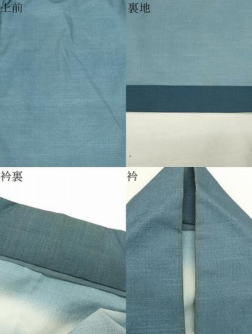 平和屋着物●男性　長襦袢　無双仕立て　手描き　虎　暈し染め　金彩　洗える着物　CABI1072gh
