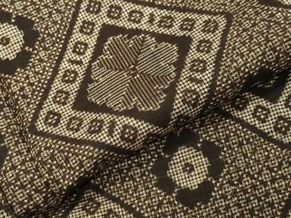 平和屋着物●本場大島紬　龍郷絣　正絹　逸品　CABI1073gh