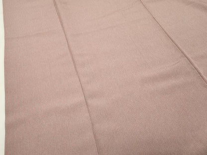 平和屋着物●江戸小紋　万筋　練色×蘇芳香色　正絹　逸品　CABI1076gh