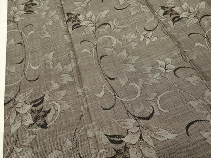 平和屋着物●本場大島紬　9マルキ　花唐草文　正絹　逸品　CABI1088gh