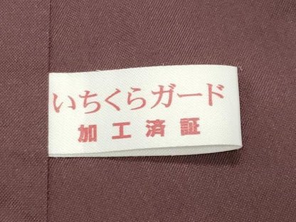 平和屋着物●本塩沢　縞　正絹　逸品　CABI1089gh