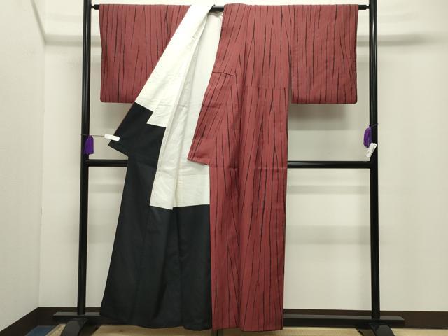 平和屋着物●上質な紬　有松鳴海絞り　竜巻絞り　証紙付き　正絹　逸品　CABI1098gh