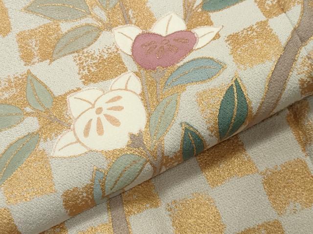 平和屋着物●訪問着　雪輪重ね花車文　暈し染め　金彩　正絹　逸品　CABI1102gh