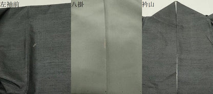 平和屋着物●訪問着　結城紬　草木文　正絹　逸品　CABI1106gh
