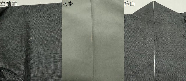 平和屋着物●訪問着　結城紬　草木文　正絹　逸品　CABI1106gh