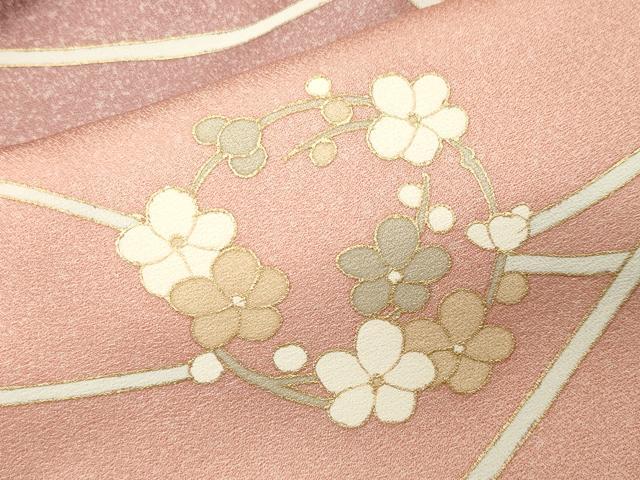 平和屋着物●訪問着　花丸文　暈し染め　金彩　正絹　逸品　CABI1119gh