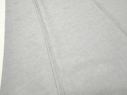 平和屋着物●上質な色無地　舞葉地紋　霞色　正絹　逸品　未使用　CABI1130gh