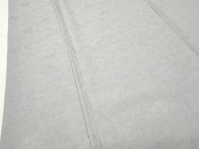 平和屋着物●上質な色無地　舞葉地紋　霞色　正絹　逸品　未使用　CABI1130gh