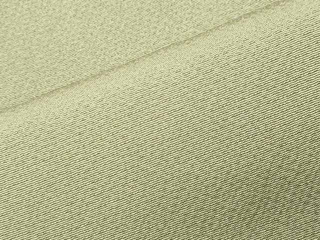 平和屋着物●上質な色無地　抹茶色　正絹　逸品　CABI1133gh
