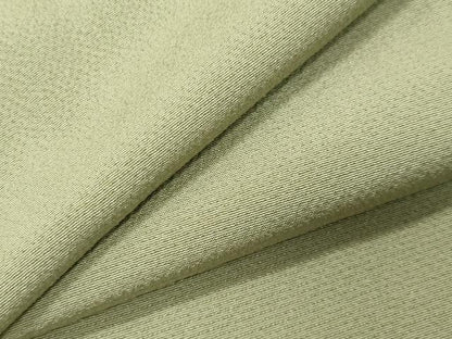 平和屋着物●上質な色無地　抹茶色　正絹　逸品　CABI1133gh