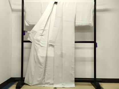 平和屋着物●豪華色留袖　色紙重ね花唐草地紋　象牙色　正絹　逸品　CABI1135gh