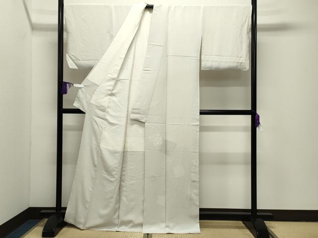 平和屋着物●豪華色留袖　色紙重ね花唐草地紋　象牙色　正絹　逸品　CABI1135gh