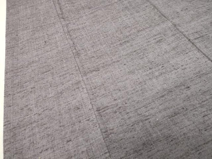 平和屋着物●上質な紬　源氏鼠色　正絹　逸品　CABI1144gh