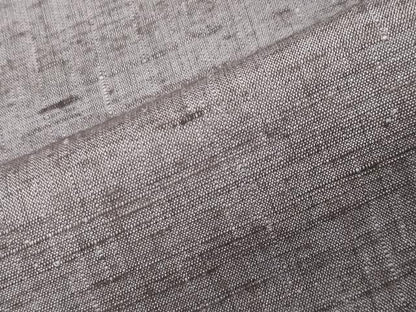 平和屋着物●上質な紬　源氏鼠色　正絹　逸品　CABI1144gh