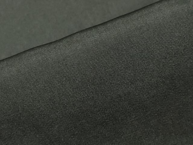 平和屋着物●男性　黒紋付　正絹　逸品　CABI1156gh