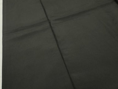 平和屋着物●男性　黒紋付　正絹　逸品　CABI1157gh