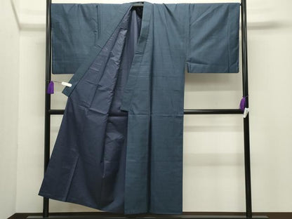 平和屋着物●男性　本場大島紬　100亀甲　総詰め　正絹　逸品　CABI1164gh
