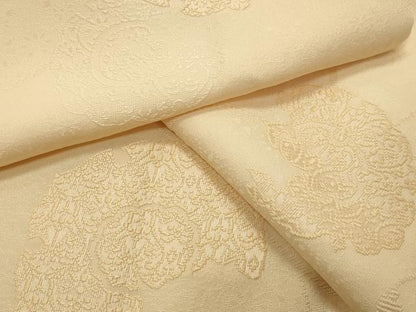 平和屋着物●上質な小紋　鏡裏花文　正絹　逸品　CABI1166gh