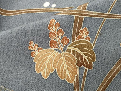 平和屋着物●豪華色留袖　作家物　色紙重ね花文　金彩　正絹　逸品　未使用　CABI1191gh