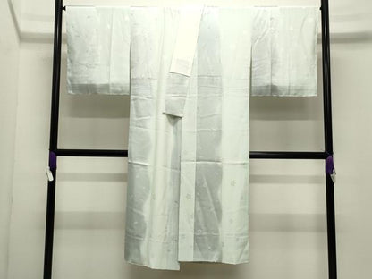 平和屋着物●長襦袢　袷　舞桜地紋　暈し染め　正絹　逸品　CABI1192gh