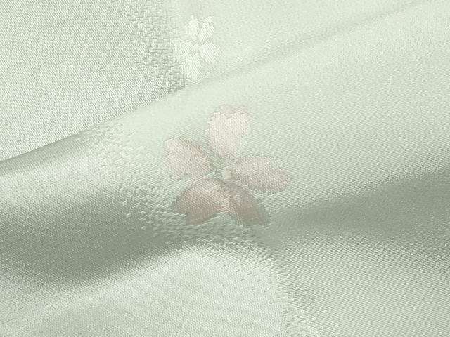 平和屋着物●長襦袢　袷　舞桜地紋　暈し染め　正絹　逸品　CABI1192gh