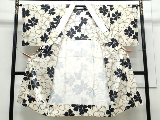 平和屋着物●長襦袢　無双仕立て　花尽し　正絹　逸品　未使用　CABI1206th