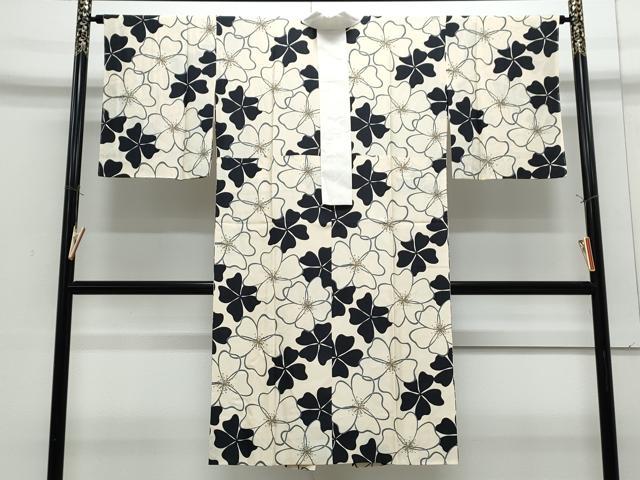 平和屋着物●長襦袢　無双仕立て　花尽し　正絹　逸品　未使用　CABI1206th