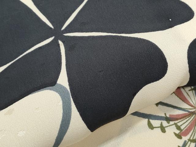 平和屋着物●長襦袢　無双仕立て　花尽し　正絹　逸品　未使用　CABI1206th