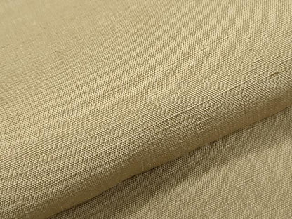 平和屋着物●結城紬　色無地　生壁色　やまと誂製　正絹　逸品　未使用　CABI1214th
