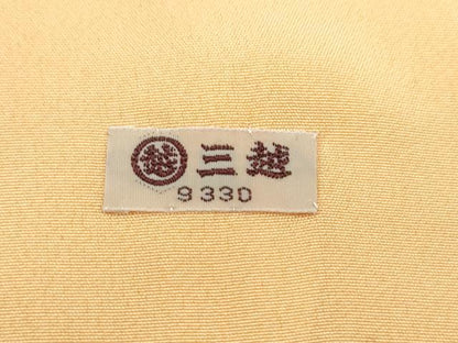平和屋着物●訪問着　駒刺繍　花唐草文　金彩　三越扱い　正絹　逸品　未使用　CABI1215th