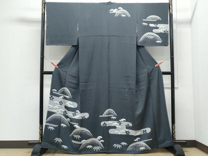 平和屋着物●訪問着　松竹梅　正絹　逸品　未使用　CABI1217th