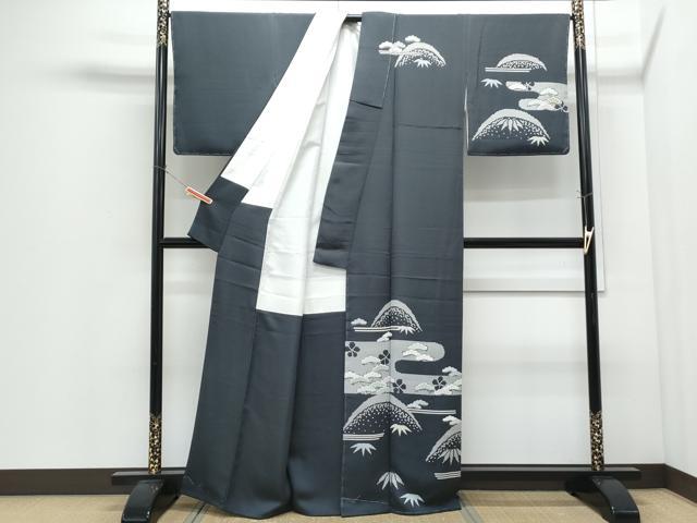 平和屋着物●訪問着　松竹梅　正絹　逸品　未使用　CABI1217th