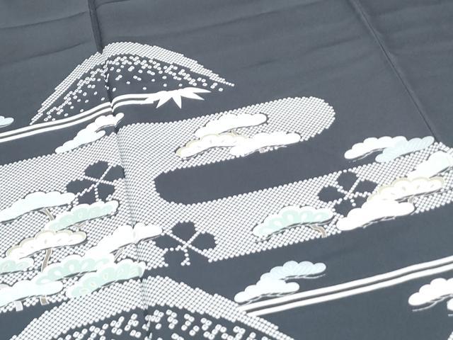 平和屋着物●訪問着　松竹梅　正絹　逸品　未使用　CABI1217th
