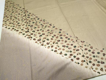 平和屋着物●訪問着　舞花文　暈し染め　金彩　正絹　逸品　CABI1222th