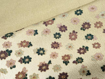 平和屋着物●訪問着　舞花文　暈し染め　金彩　正絹　逸品　CABI1222th
