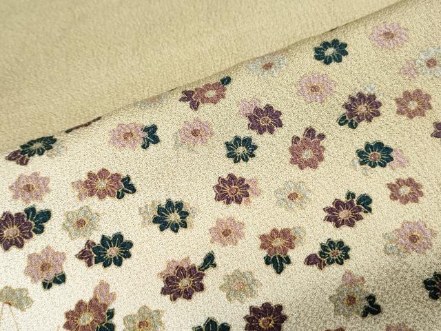 平和屋着物●訪問着　舞花文　暈し染め　金彩　正絹　逸品　CABI1222th
