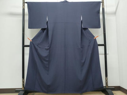 平和屋着物●江戸小紋　行儀　正絹　逸品　CABI1224th