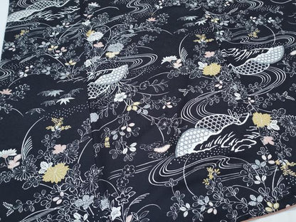 平和屋着物●上質な小紋　籬草花文　正絹　逸品　CABI1234th