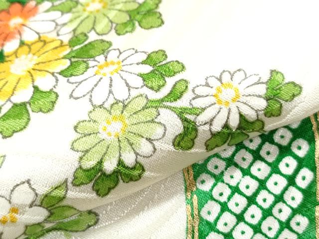 平和屋着物●豪華振袖　花束文　金彩　正絹　逸品　CABI1238th