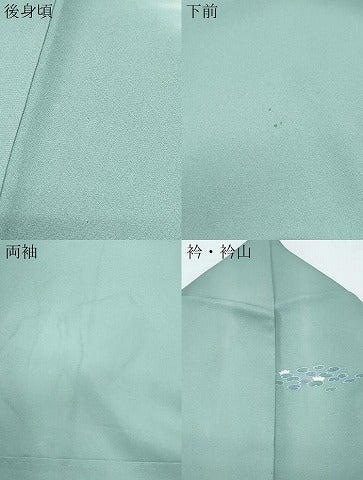 平和屋着物●訪問着　友禅　風景草花文　暈し染め　正絹　逸品　CABI1244th