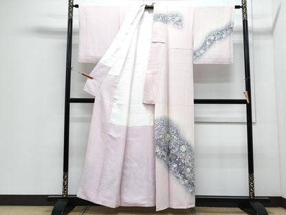 平和屋着物●越後十日町の一流染匠　桐屋・翠山工房　訪問着　作家物　辻が花　暈し染め　正絹　逸品　CABI1246th