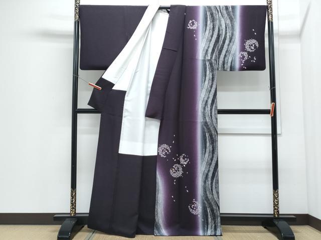 平和屋着物●訪問着　作家物　花丸文　暈し染め　金彩　正絹　逸品　CABI1248th