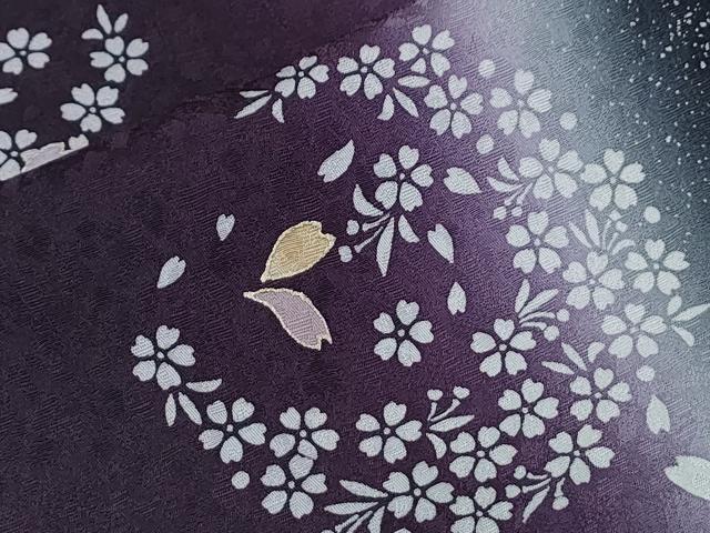 平和屋着物●訪問着　作家物　花丸文　暈し染め　金彩　正絹　逸品　CABI1248th