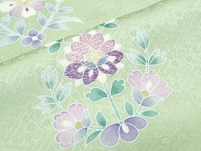 平和屋着物●訪問着　刺繍　吉祥花文　金彩　正絹　逸品　CABI1249th