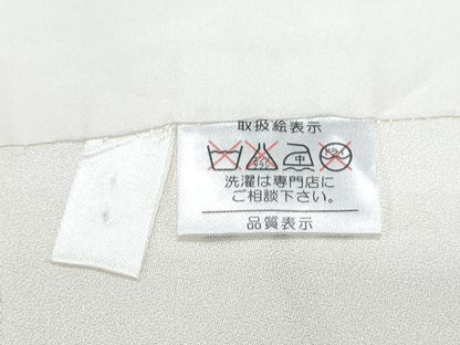 平和屋着物●訪問着　駒刺繍　草花文　金彩　正絹　逸品　CABI1250th
