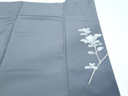 平和屋着物●訪問着　友禅　枝花文　暈し染め　正絹　逸品　CABI1251th