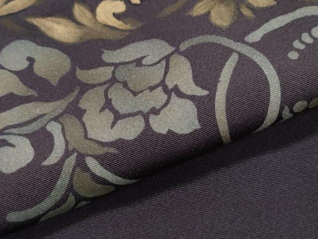 平和屋着物●訪問着　竹屋町刺繍　葡萄蔦の葉文　金彩　正絹　逸品　CABI1254th